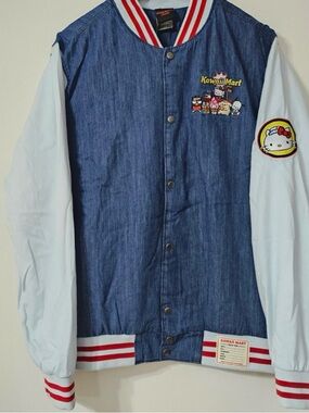 Sanrio Hello Kitty and Friends
Kawaii Mart Denim Varsity Jacket
Unisex